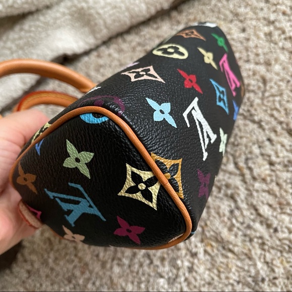 Louis Vuitton Multicolor Noir mini speedy - Picture 5 of 16